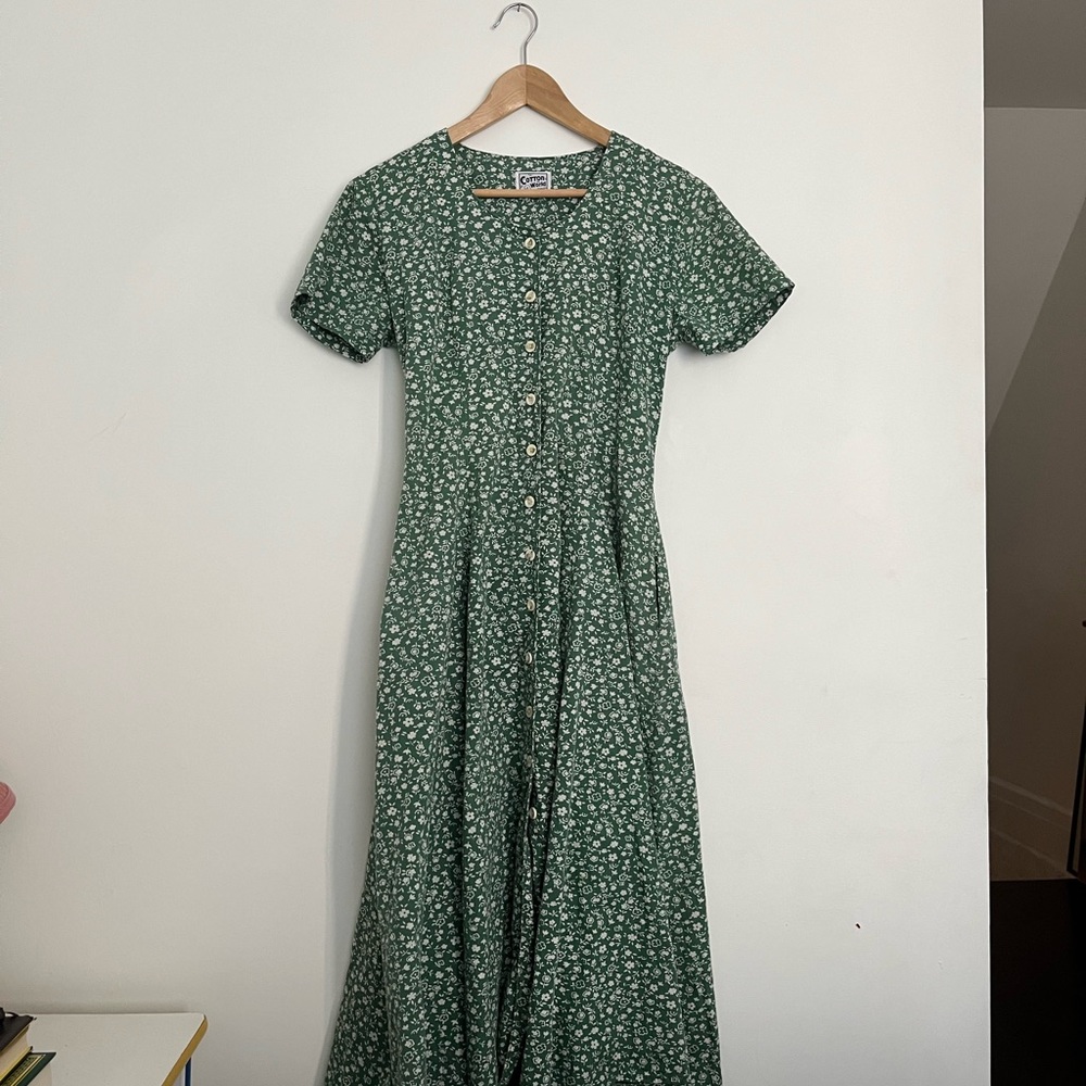 Vintage Maxi Floral Dress